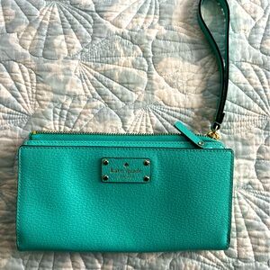 Real Kate Spade leather wallet wristlet